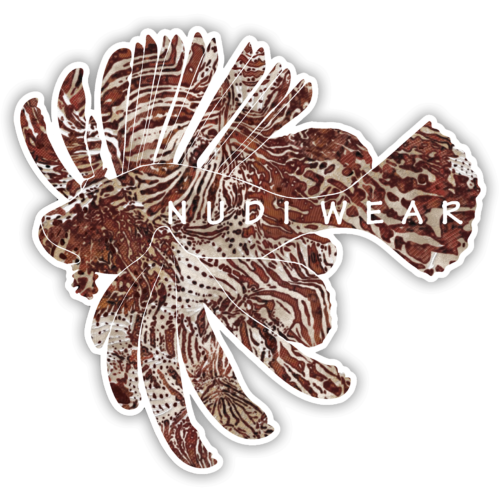 Nudi Wear Lionfish Sticker