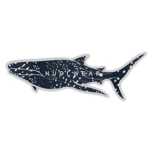 Nudi Wear Whale Shark Sticker