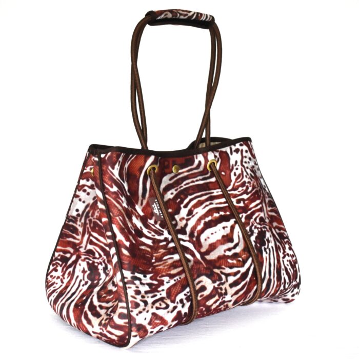 Nudi Wear Lionfish Neoprene Tote Bag