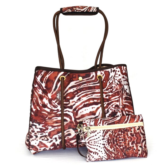 Nudi Wear Lionfish Neoprene Tote Bag