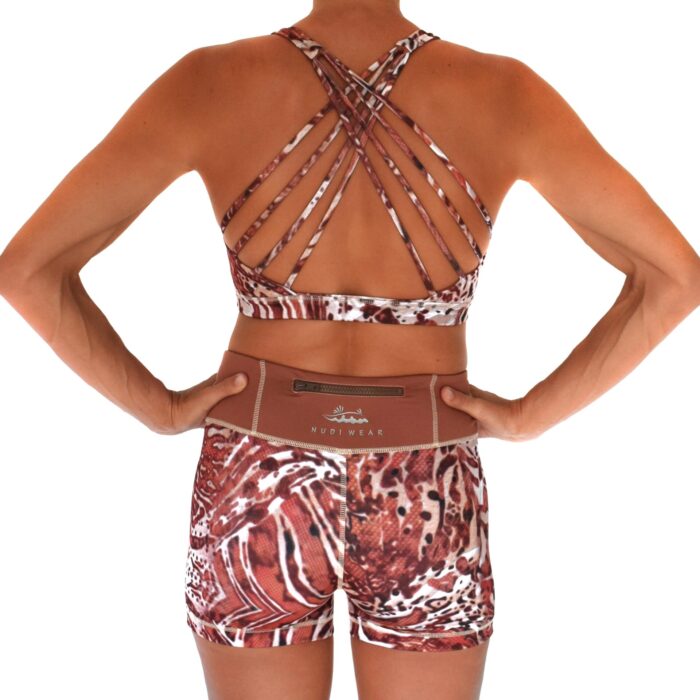 Nudi Wear Lionfish Shorts Back