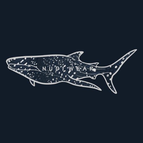 Nudi Wear Whale Shark Sticker