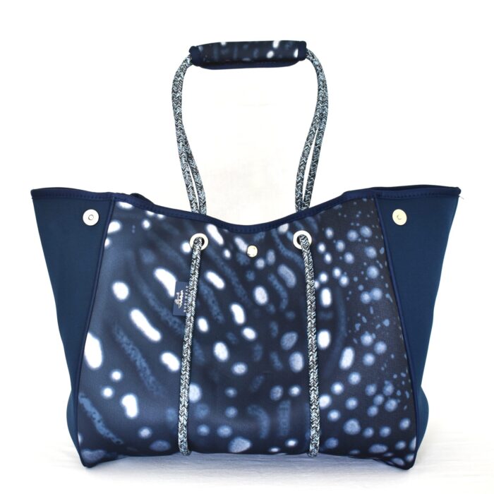 Nudi Wear Whale Shark Neoprene Tote Bag Side