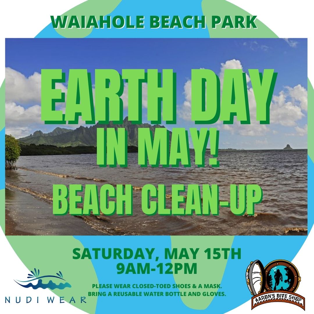 Nudi Wear Cleanup at Waiahole Beach Park