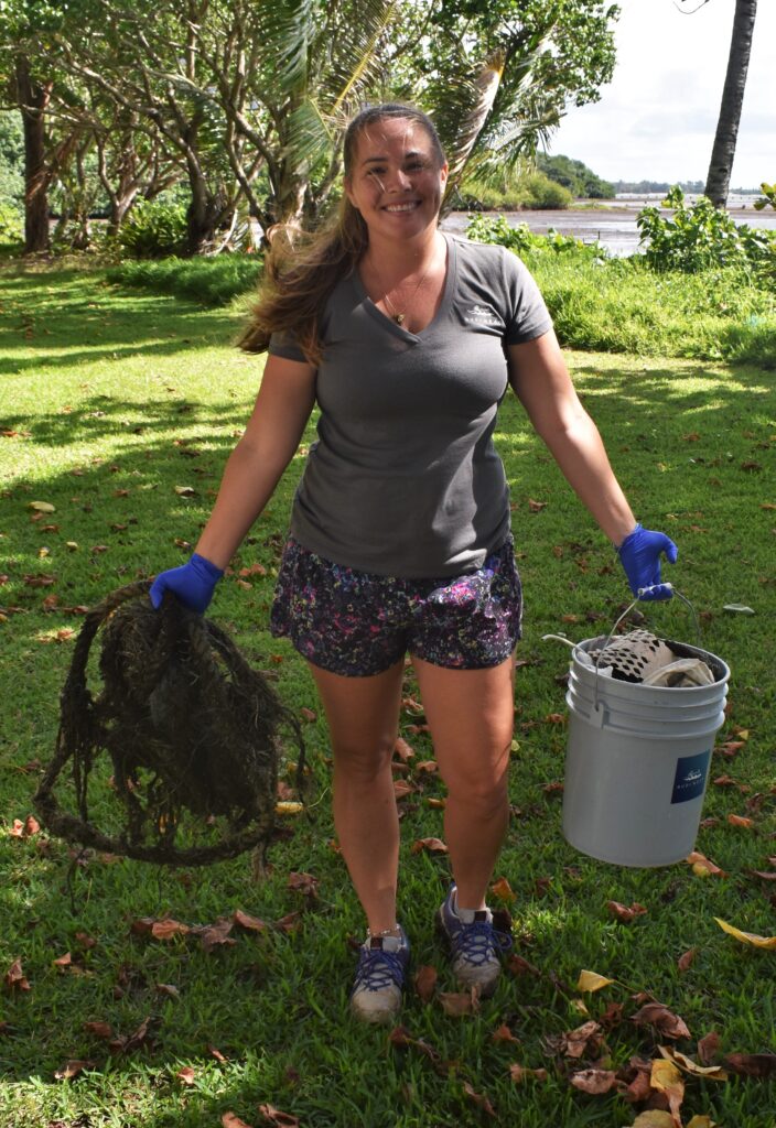 Nudi Wear cleanup at Waiahole Beach Park
