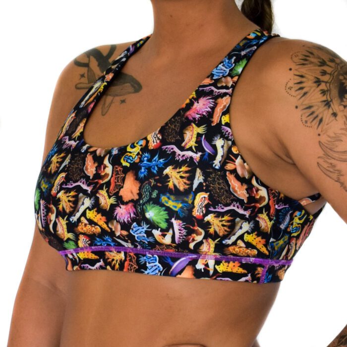 Nudi Wear Nudibranch Reversible Swim Top Side