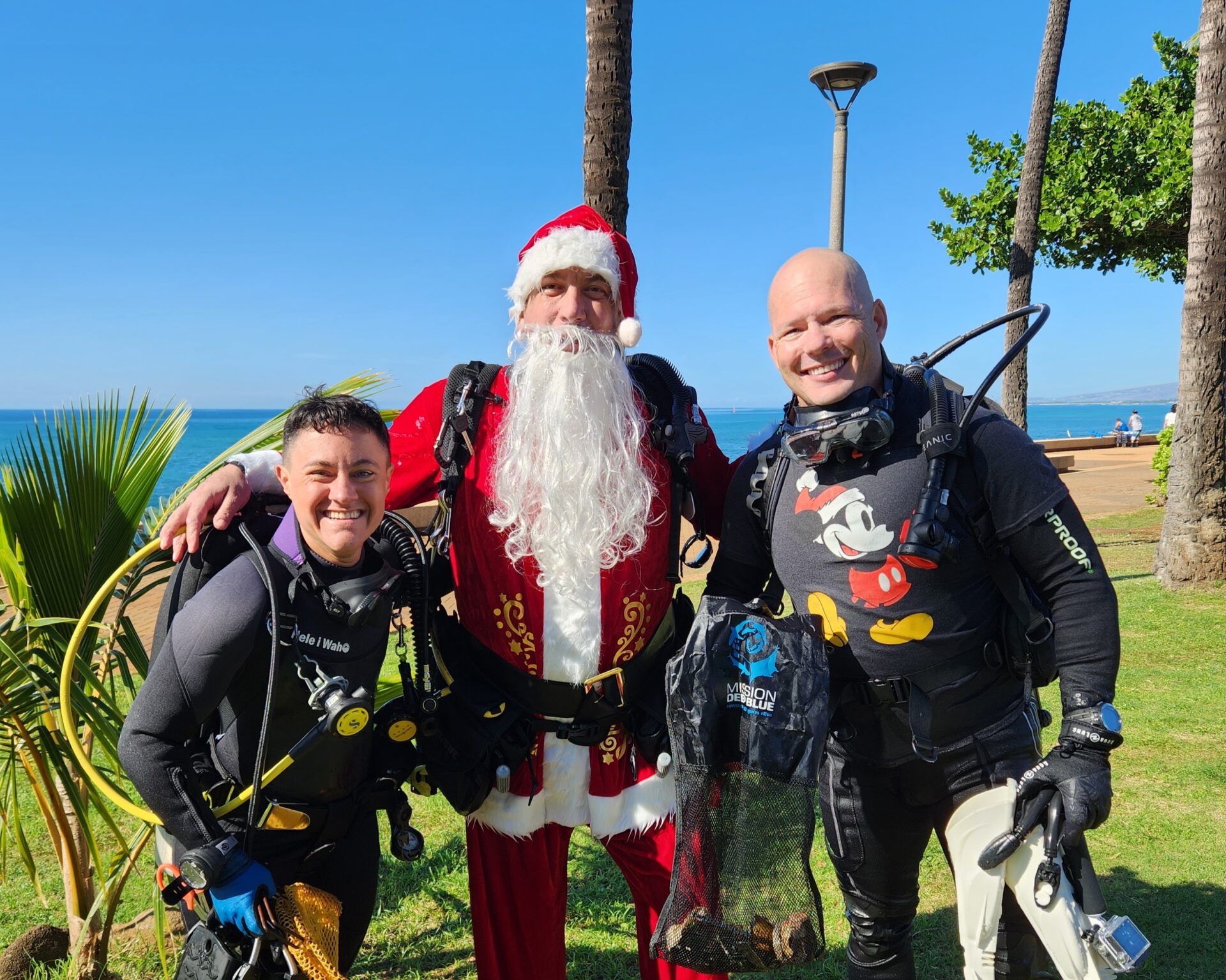 Cleanup Dive With Santa