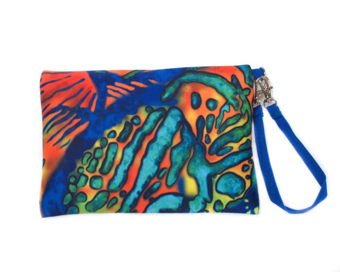 Mandarinfish Neoprene Clutch