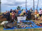 Nudi Wear volunteers removing Marine Debris in Hawaii