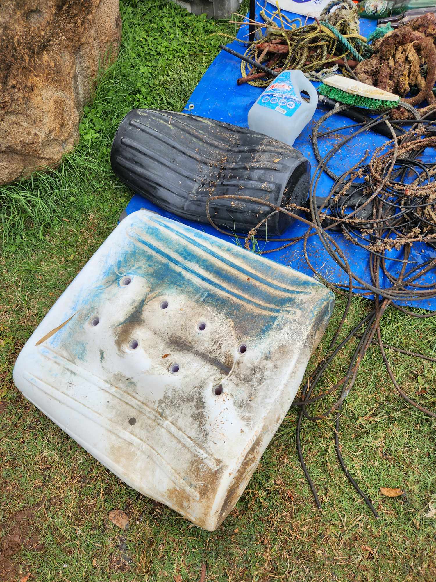 Marine debris found during cleanup at Point Panic