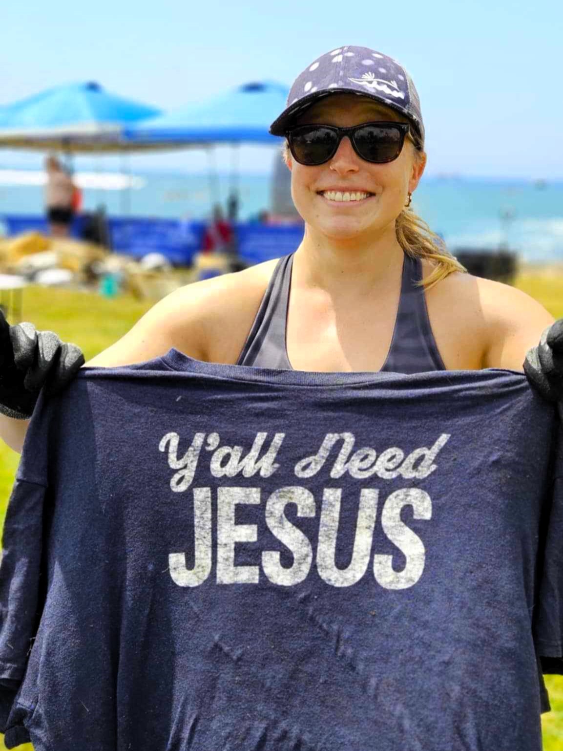 A funny t-shirt found by divers