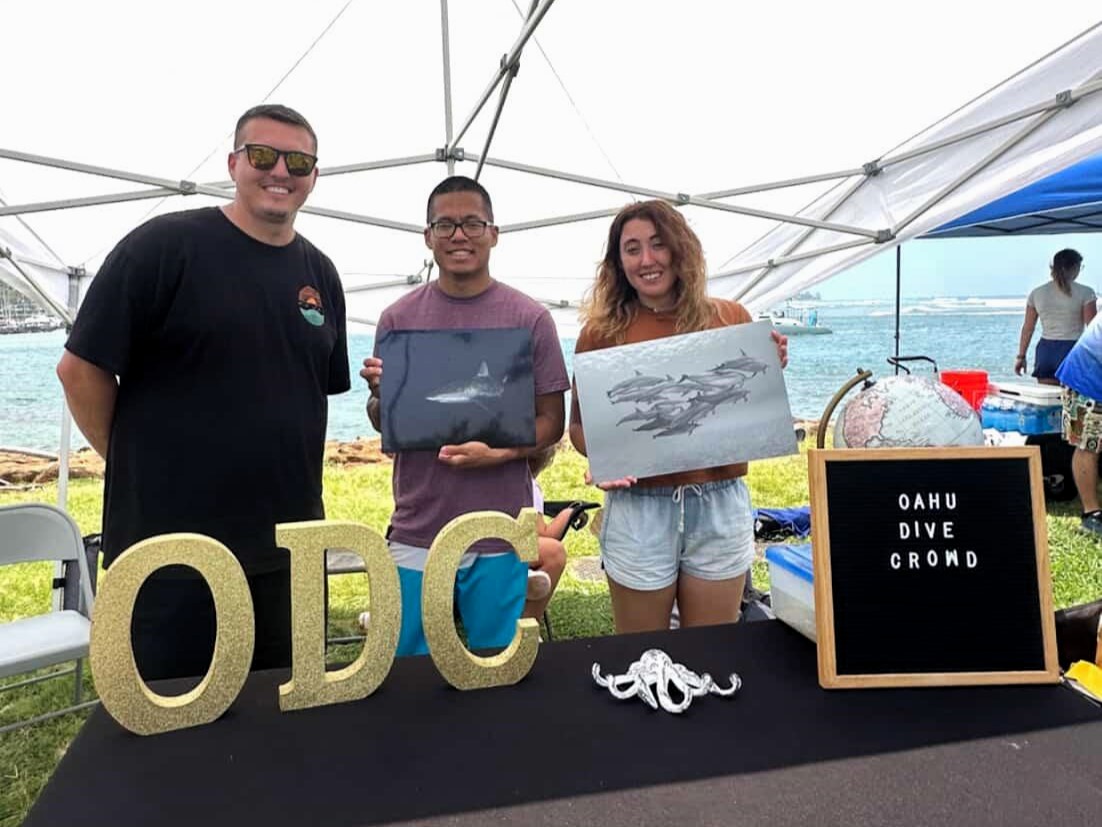 Oahu Dive Crowd's booth
