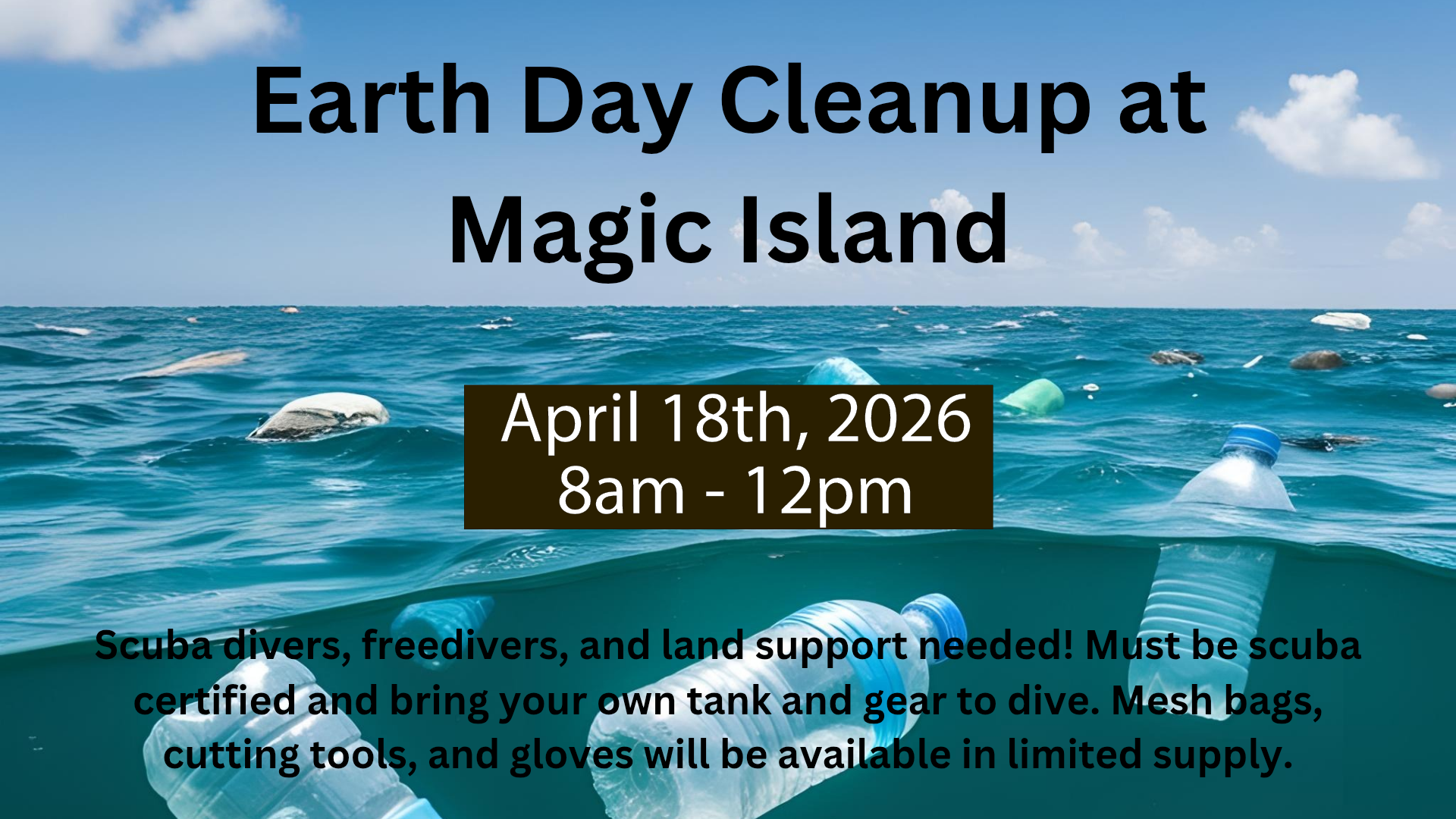 Dive for Earth Day Cleanup